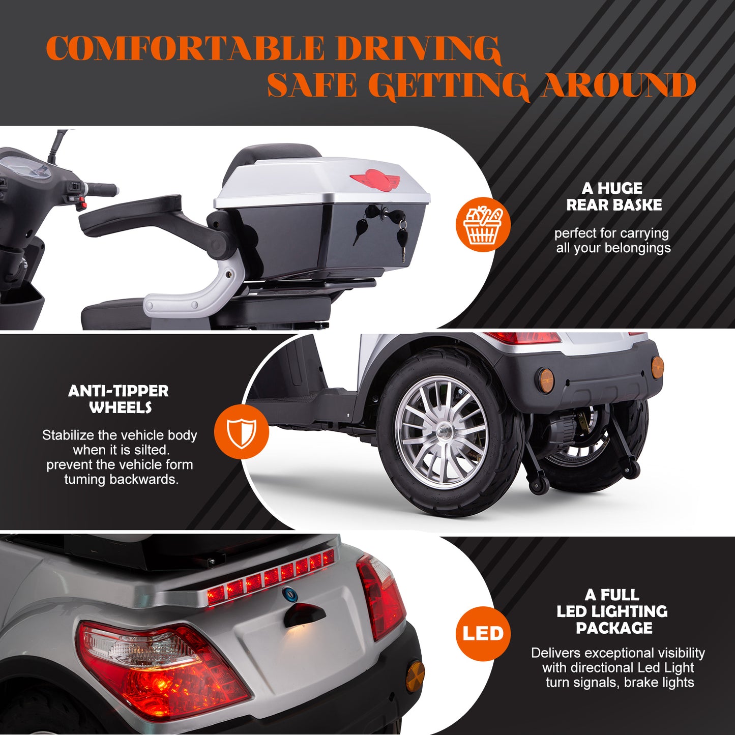 SUNDERWELL Mobility Scooters XW-E09