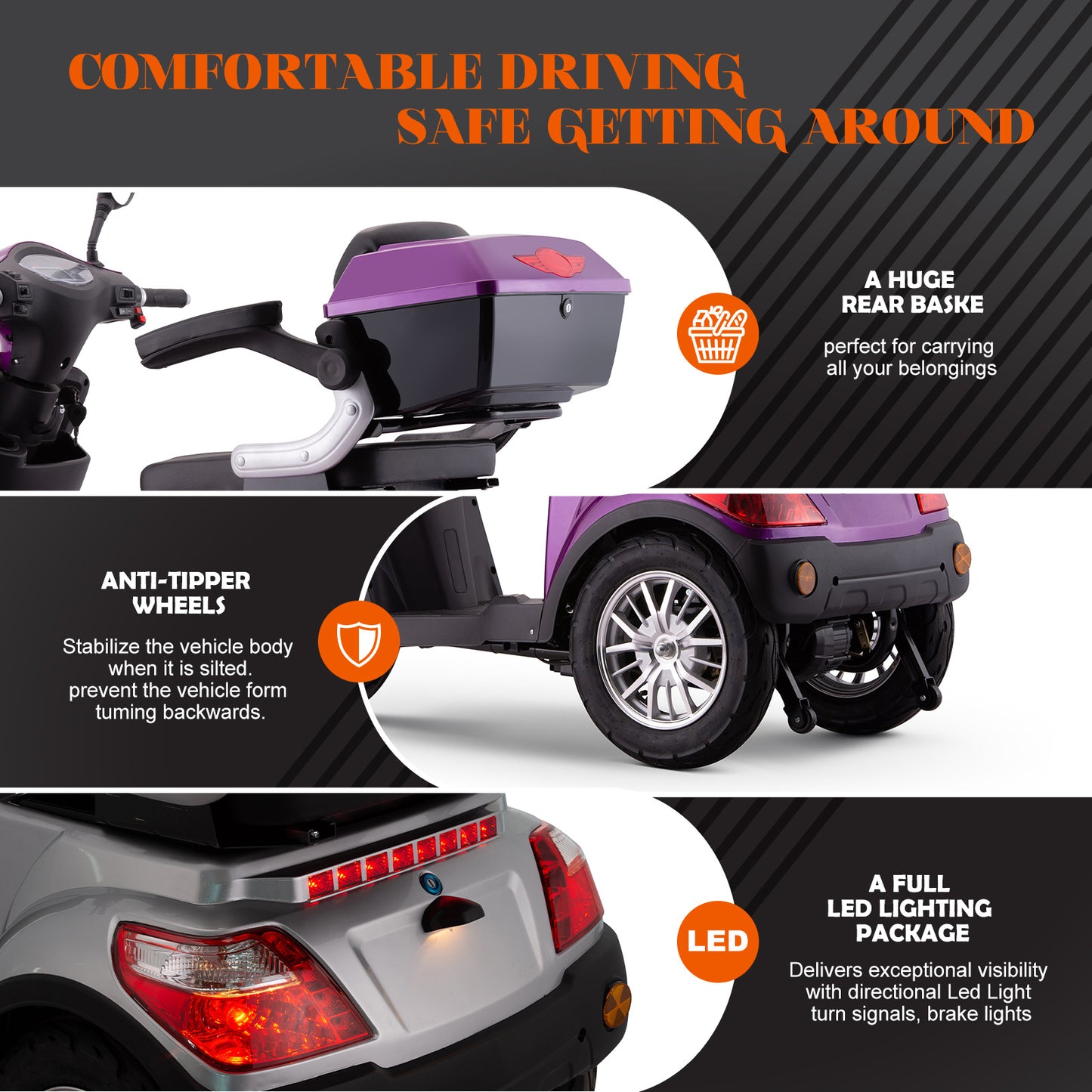 SUNDERWELL Mobility Scooters XW-E09