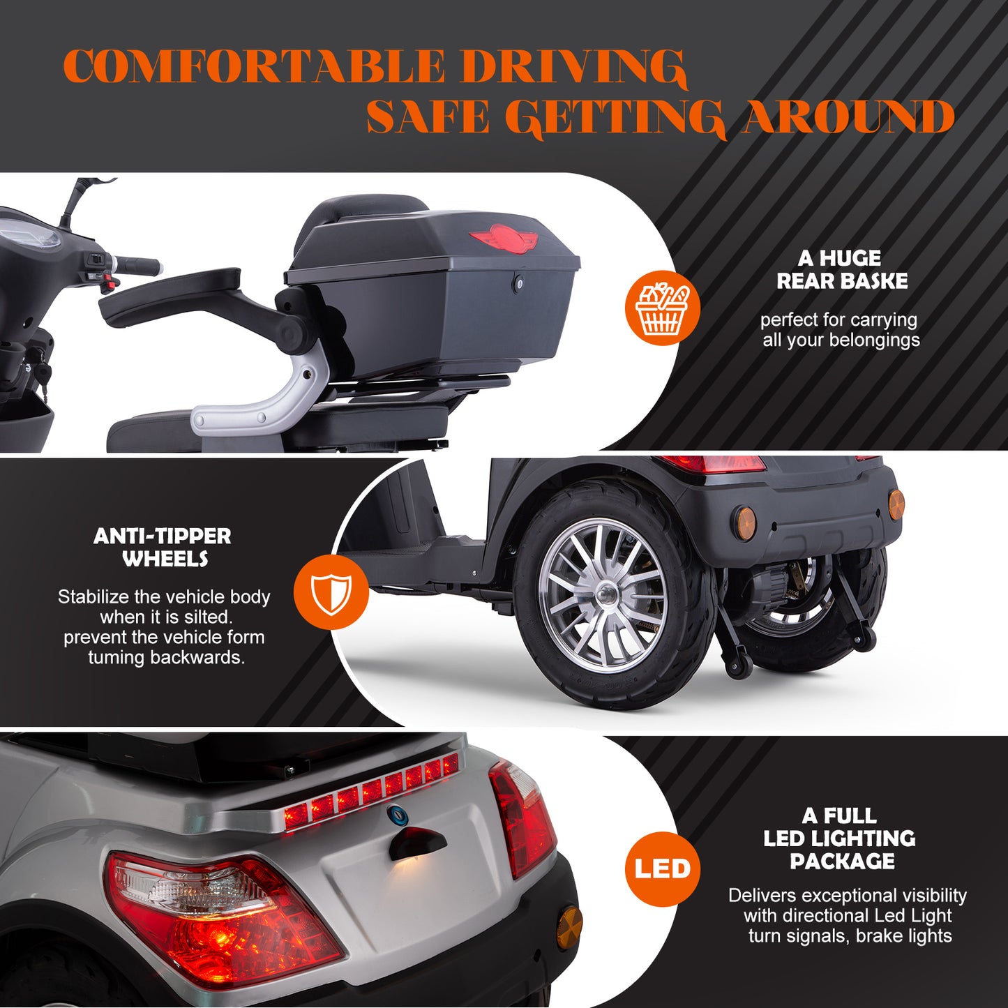 SUNDERWELL Mobility Scooters XW-E09