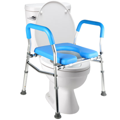 Raised Toilet Seat with Handles