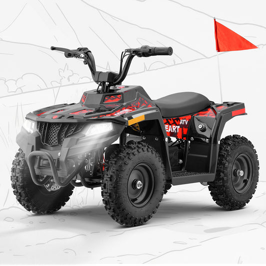SUNDERWELL XW-A20 Electric ATV for Kids Teens 10-15MPH Safety Speed